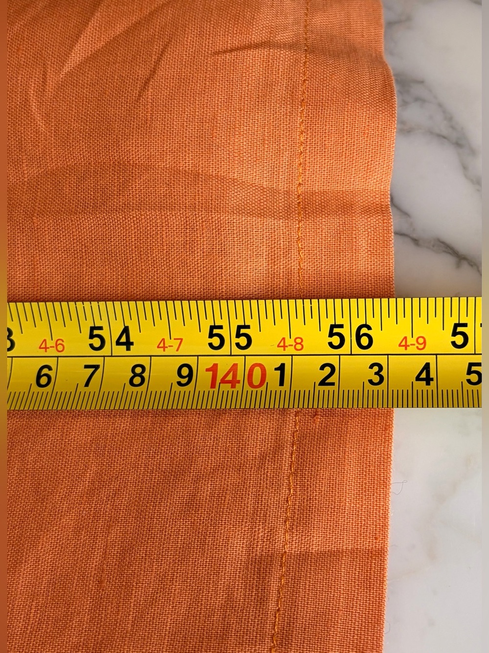 NWT GRAE COVE Blair Linen/Cotton Maxi Shirtdress Cap Sleeve Size XL Melon Orange - Picture 12 of 15